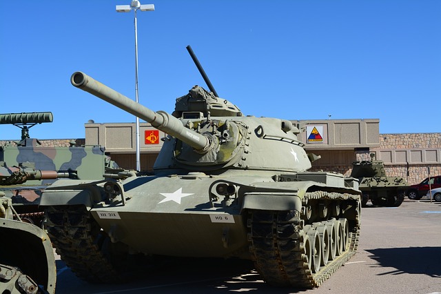Military tank at the Texas Military Museum