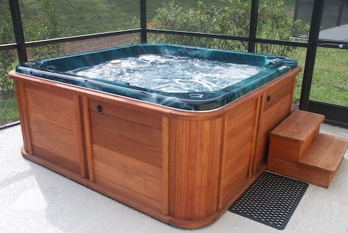 Hot tub that's been serviced by Pool Scouts of Boise