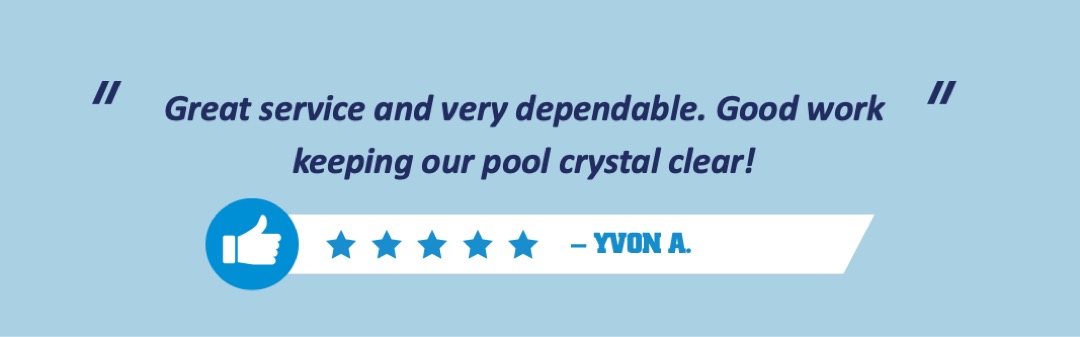 5 star review for pool service in Chandler with Pool Scouts