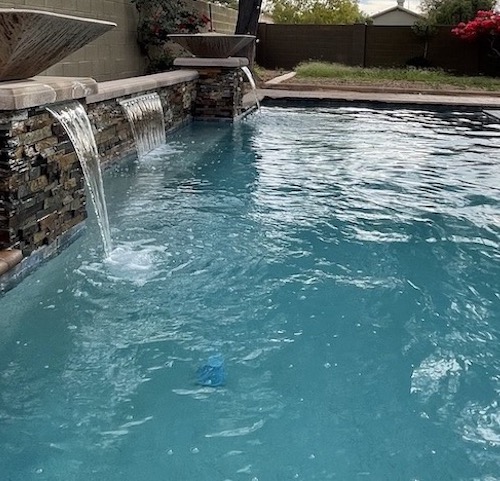 Newly renovated pool in Chandler, AZ