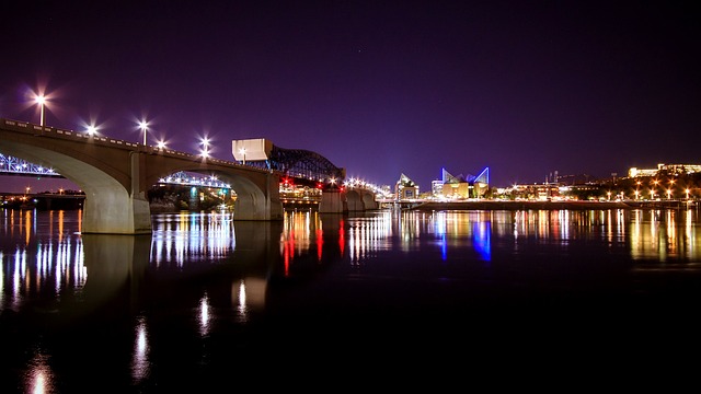 Chattanooga skyline at night