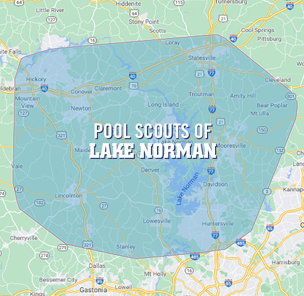 Service area for Pool Scouts of Lake Norman