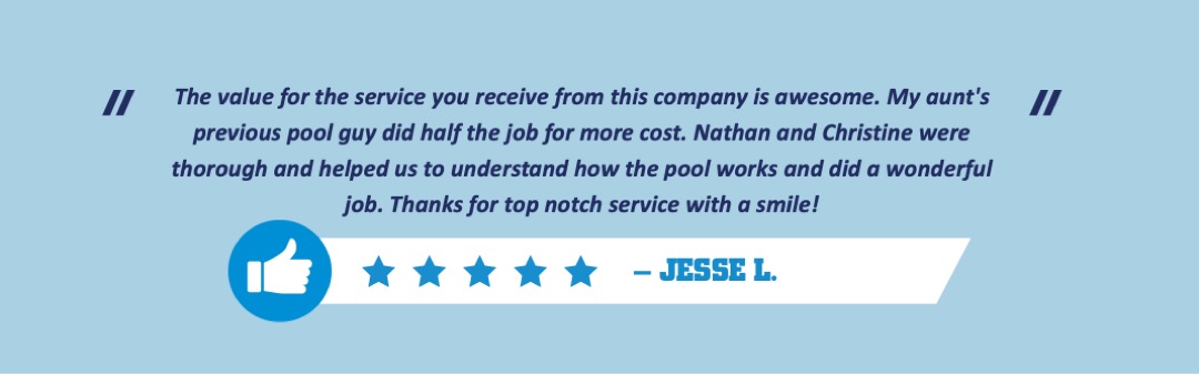 Positive review from a customer of Pool Scouts of the Midlands