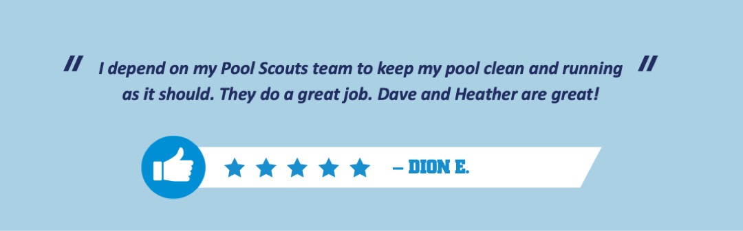 5 star review for pool service in Newnan with Pool Scouts