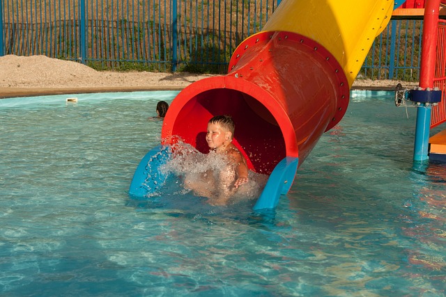 Little boy at the NRH2O Family Water Park