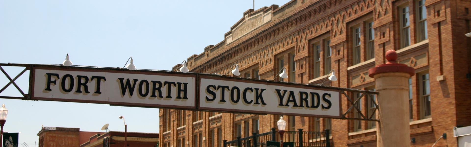 North Fort Worth Stockyards sign