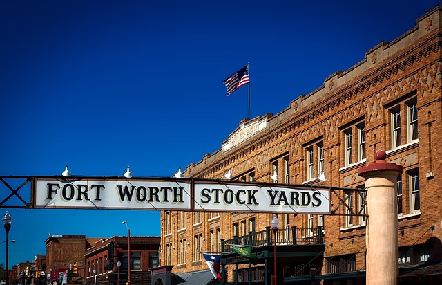 North Fort Worth stockyards sign