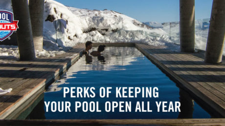 Swimming pool open during the cooler months