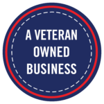 Badge graphic representing a veteran owned business