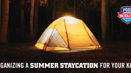Backyard camping for a summer staycation with the kids