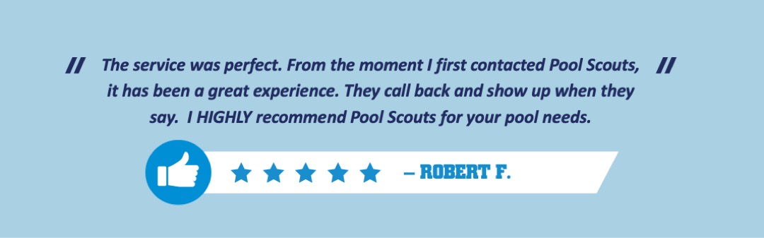 5 star review for pool service in Richmond with Pool Scouts