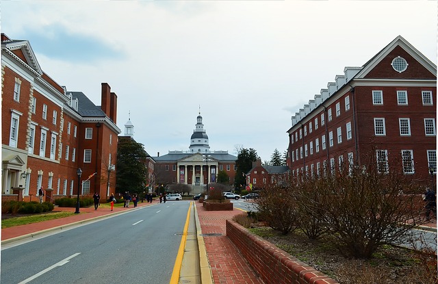 Historical buildings in Annapolis, Maryland