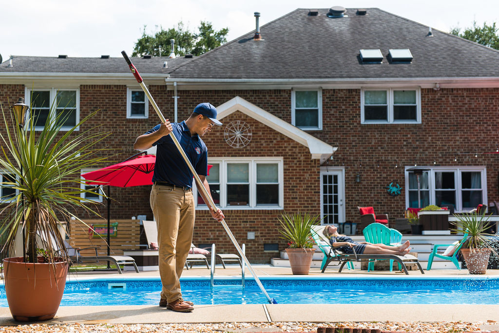 Pool Scouts technician providing specialty pool service