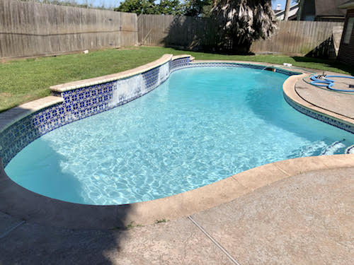 Clean pool after Pool Scouts service in Sugar Land