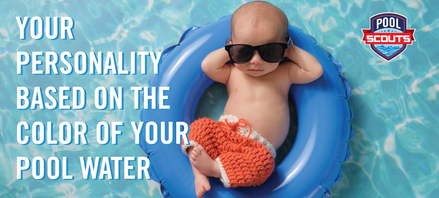 Baby relaxing in a pool float in sunglasses